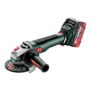 Metabo Haakse accu-slijper WB 18 LT BL 11-125 Quick (613054810) metaBOX 165 L; 18V 2x8Ah LiHD + ASC 145