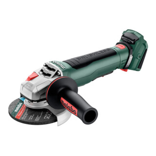 Metabo Haakse accu-slijper WPB 18 LT BL 11-125 Quick (613059850) met rem, snelspanmoer, draaibare accu-pack, dodemansschakelaar; doos
