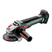 Metabo Haakse accu-slijper WVB 18 LT BL 11-115 Quick (613056840) met rem, toerentalregeling, snelspanmoer, draaibare accu-pack; metaBOX 165 L