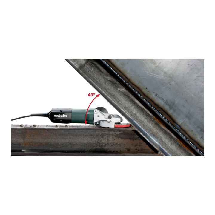 Metabo haakse slijpmachine met vlakke kop WEF 9-125 Quick Karton