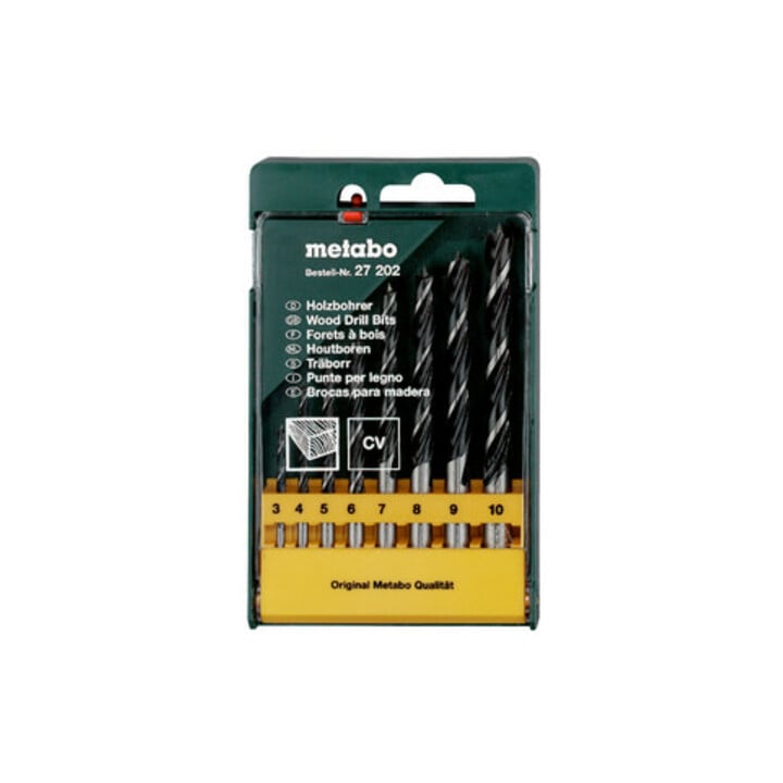 Metabo Holzbohrer-Kassette, 8-teilig