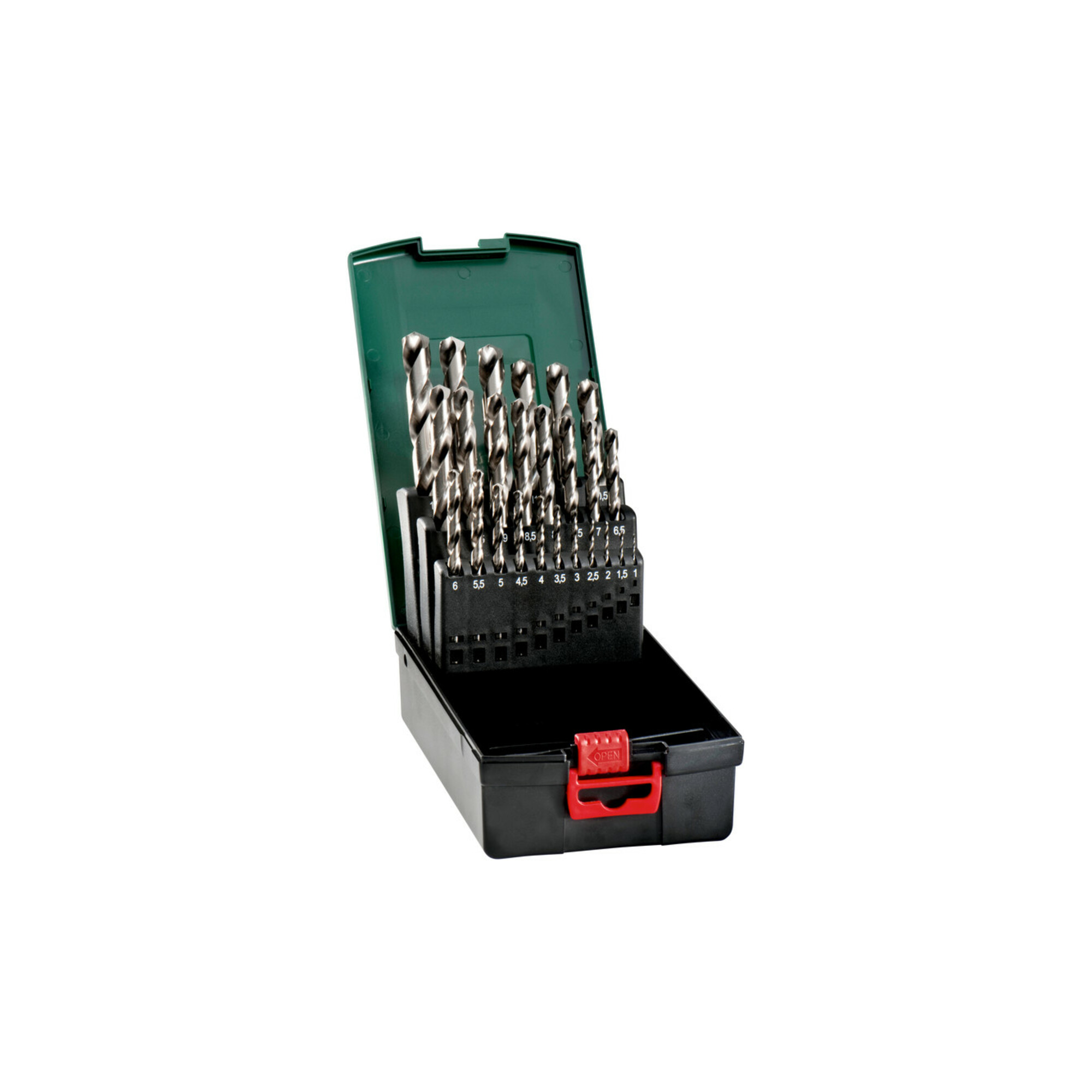Metabo HSS-G-Bohrerkassette, 25-teilig