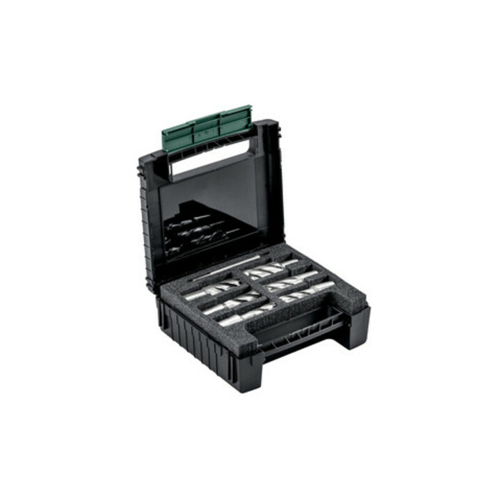 Metabo HSS kernboorset 6 delig, 30 mm werklengte, Weldon schacht 19 mm (3/4")