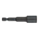 Metabo Inserto chiave a bussola (albero esagonale da 1/4"), dimensione chiave 10mm, magnetica, L=65mm resistente agli urti-1