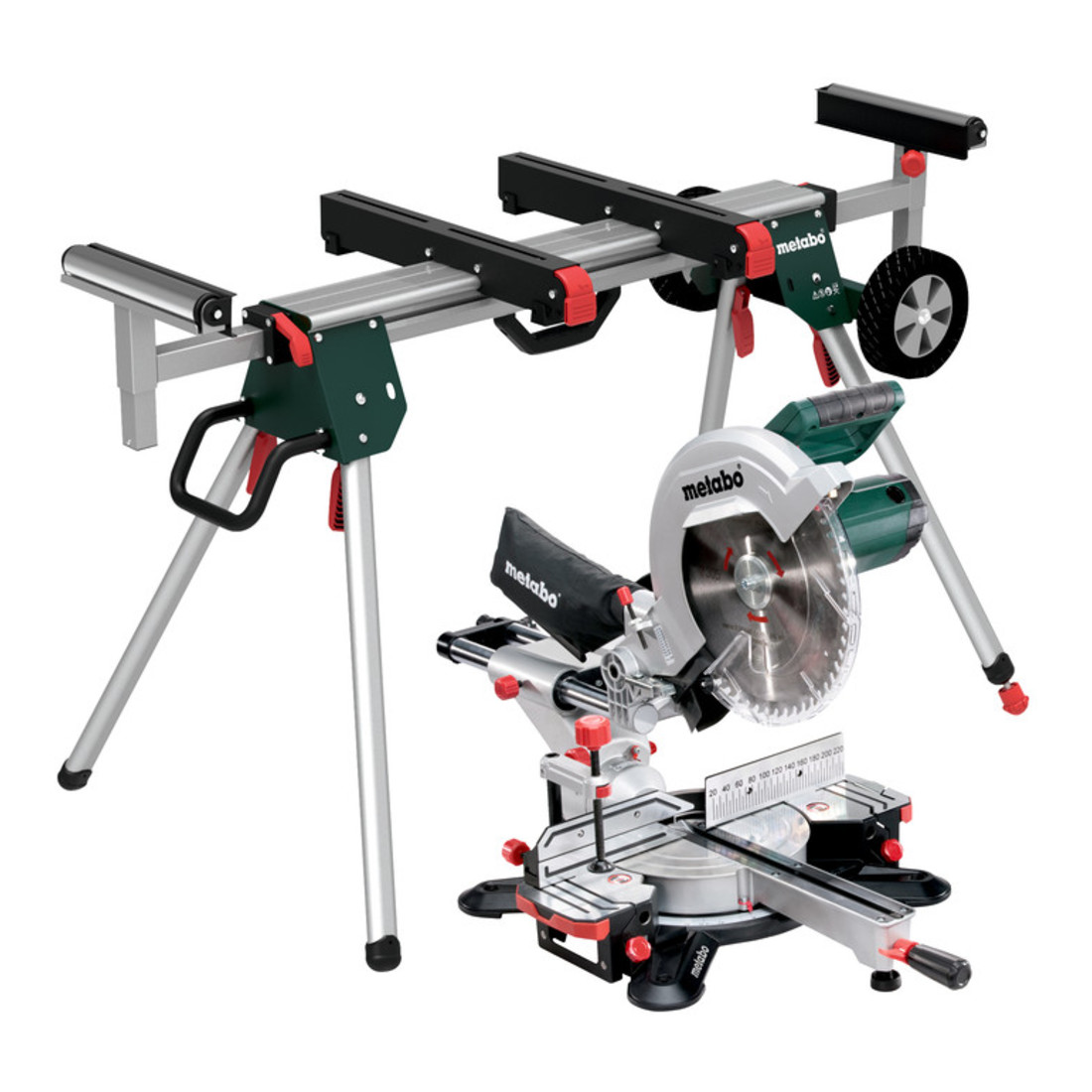 Metabo Set Kappsäge KGS 305 M mit Maschinenständer KSU 251; Karton