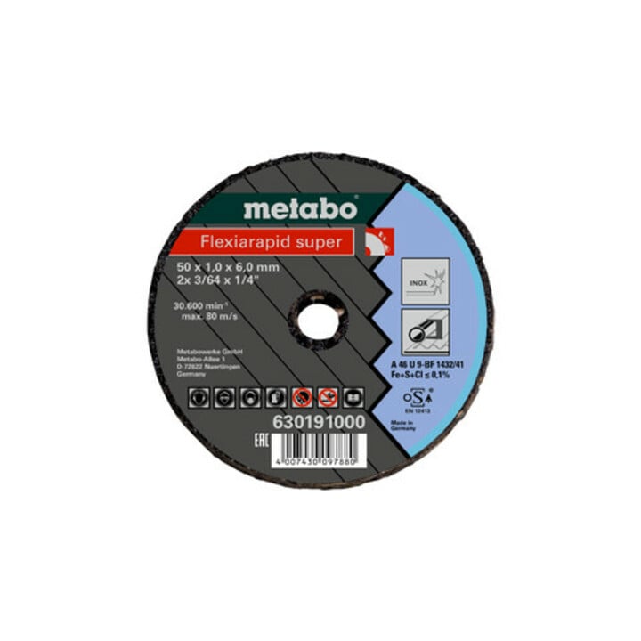 Metabo Kleintrennscheibe 50x2,0x6,0 mm Inox