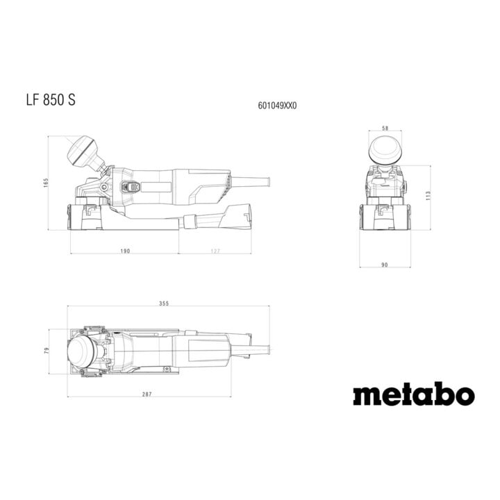 Metabo Lakfrees LF 850 S (601049500) metaBOX 145