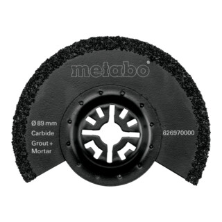 Metabo Lama per sega a segmenti "Classic", fughe e spatole, HM, Ø 89 mm