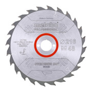 Metabo Lama per sega "precision cut wood - professional", 216x2,4/1,8x30, Z48 WZ 5° neg.-3