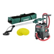 Metabo langnek schuurmachine LSV 5-225 + alleszuiger ASR 35 M ACP Set met 25 zelfklevende schuurvellen225 mm P 120; gereedschapstas-1