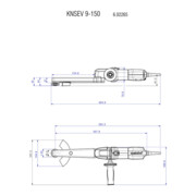 METABO  Lasnaadslijper, Type: KNSE9-150-2