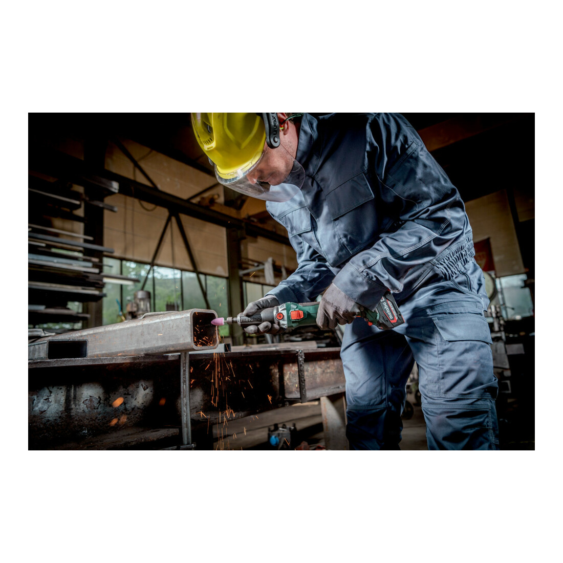 METABO Levigatrice diritta senza batteria, Modello: GVB18LTXBL