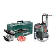 Metabo Levigatrice per lavori di ristrutturazione RSEV 19-125 RT + aspiratore multiuso ASR 35 L ACP set valigetta in plastica