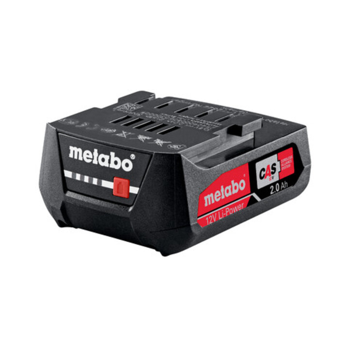 Metabo Li-PowerAkkupack 12 V - 2,0 Ah, "AIR COOLED"