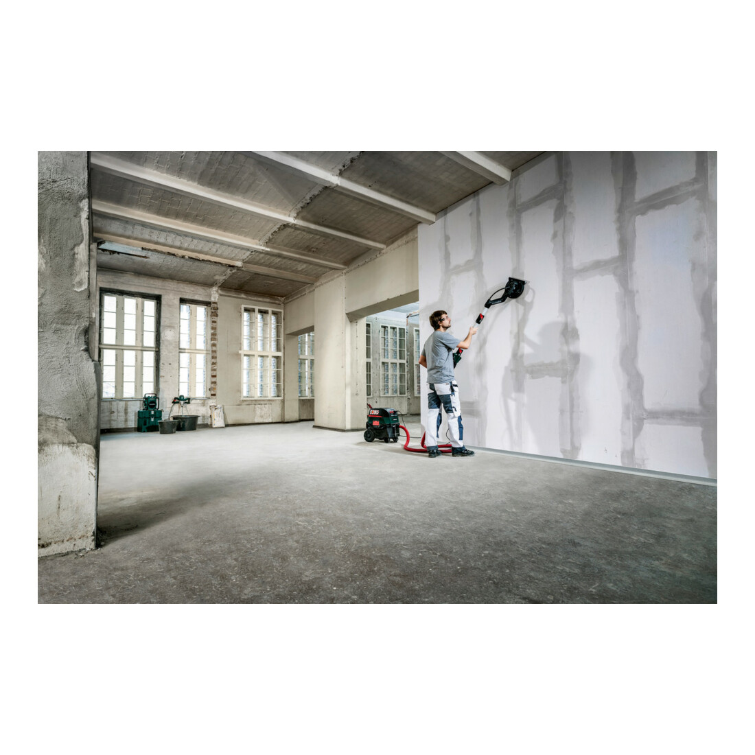 Metabo LSV 5-225 Comfort langnekschuurmachine met variabele lengte-instelling; plastic koffer