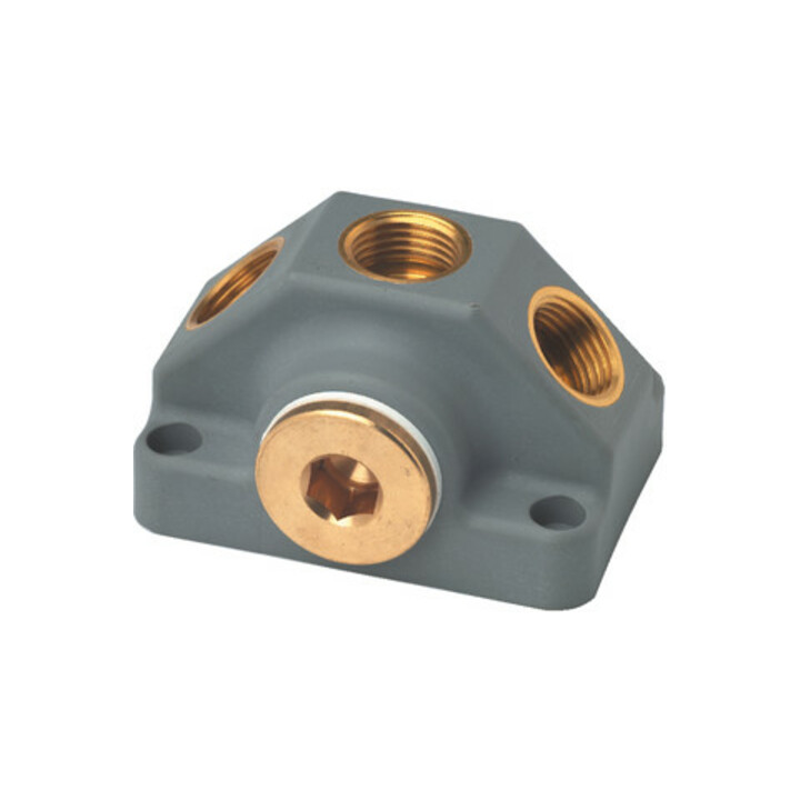 Metabo luchtverdeelkast LVD 2 x 3/4" IT en 3 x 1/2" IT