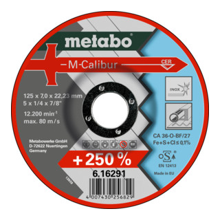 Metabo M-Calibur 180 x 7,0 x 22,23 Inox, SF 27