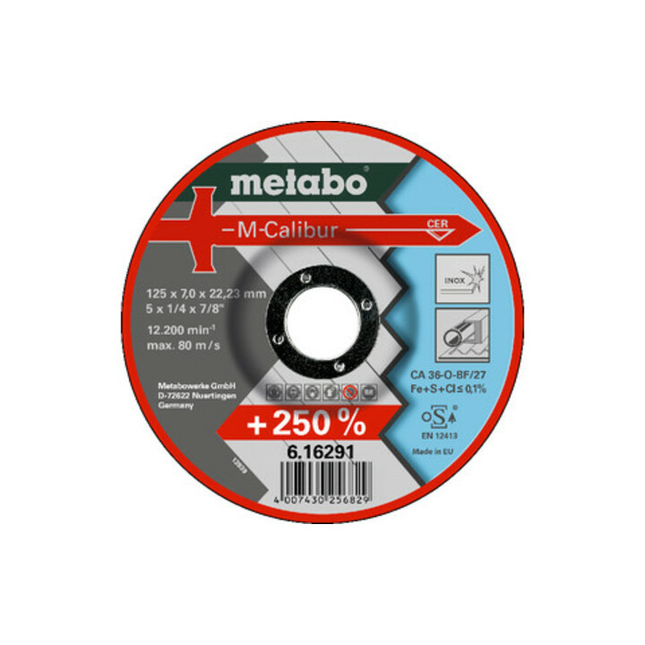 Metabo M-Calibur 180 x 7,0 x 22,23 Inox, SF 27