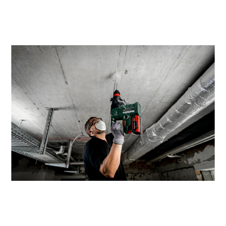 Metabo Marteau combiné sans fil KH 18 LTX BL 35 Q (600813840), metaBOX 185 XL