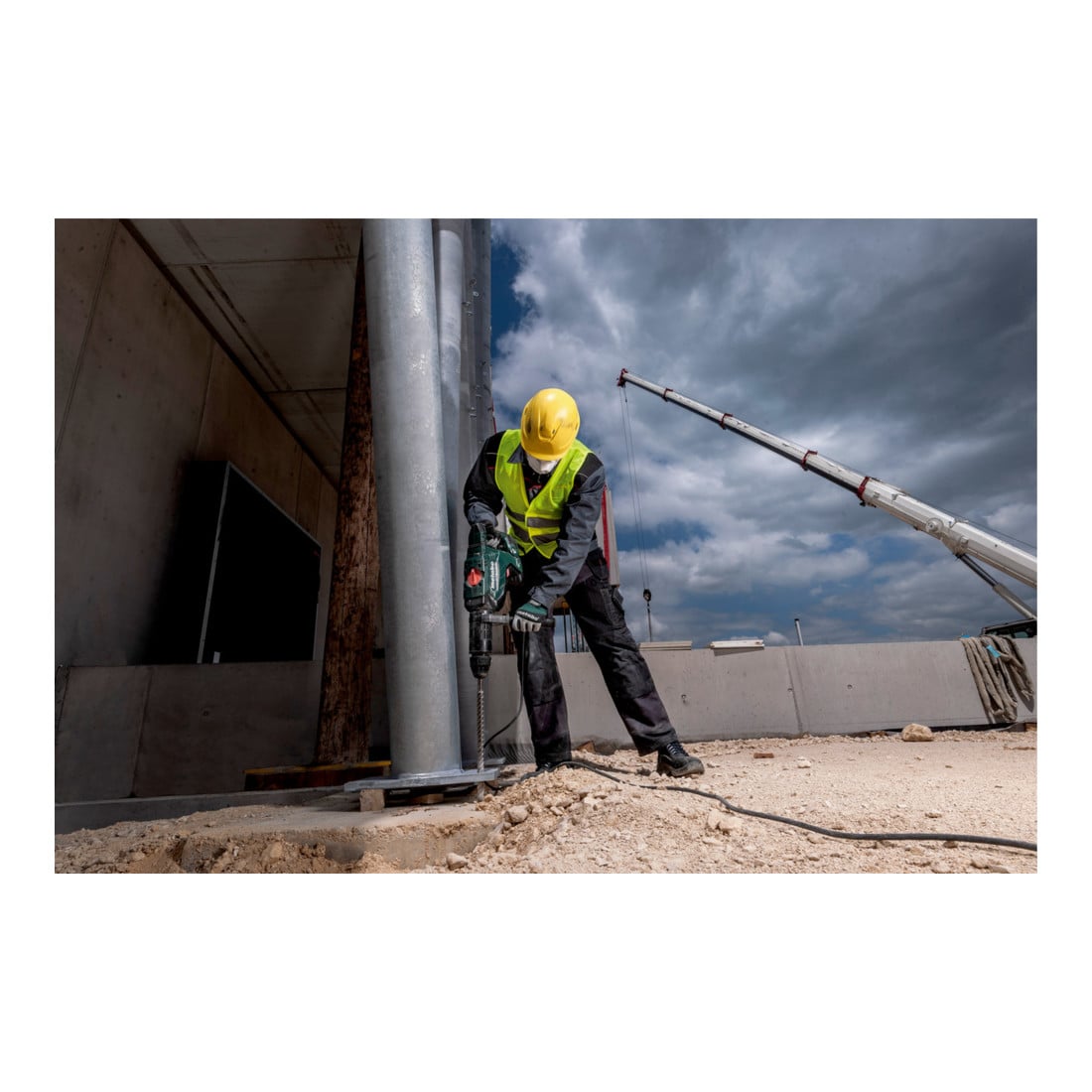 Metabo Martello combinato KHEV 11-52 BL con valigetta di plastica
