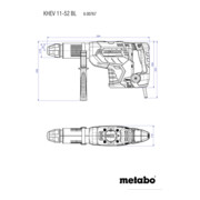 Metabo Martello combinato KHEV 11-52 BL con valigetta di plastica-5