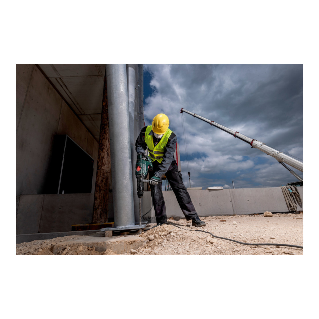 Metabo Martello combinato KHEV 11-52 BL con valigetta di plastica