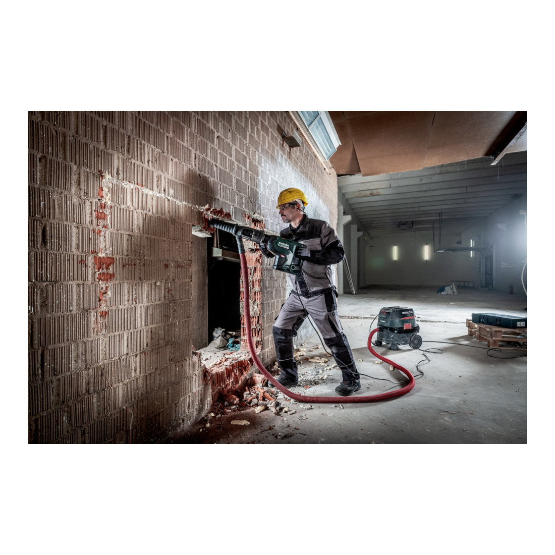 Metabo Martello combinato KHEV 8-45 BL con valigetta di plastica