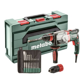Metabo Martello multifunzione UHEV 2860-2 Quick Set con set di punte e scalpelli SDS-plus (10pz.),X 145 L