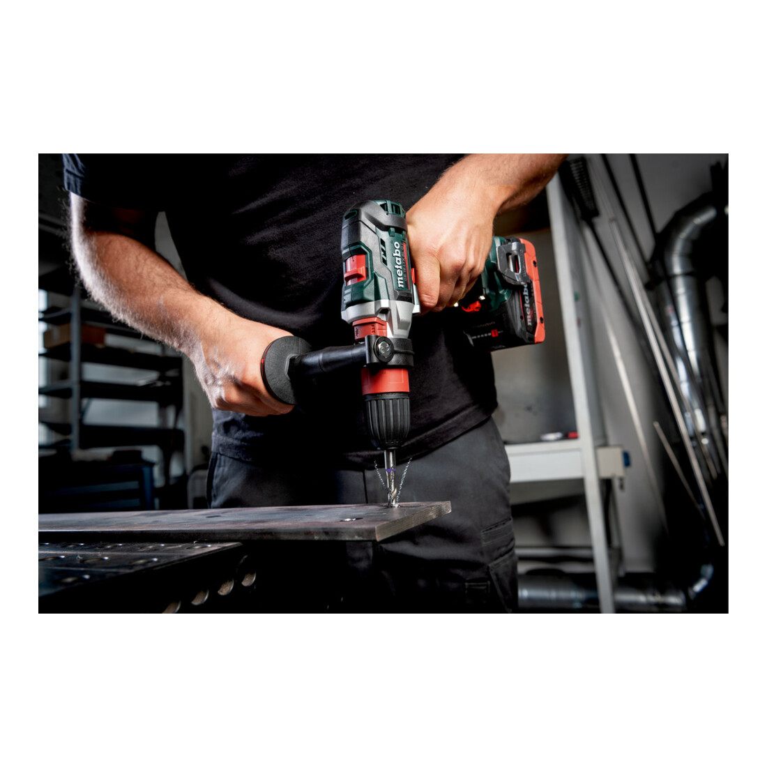 METABO Maschio a filettare senza batteria con sistema Quick, Modello: GBLTXBLQI
