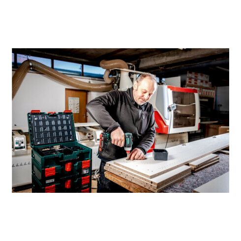 Metabo metaBOX 118 organiser met 12 Sortimo inzetbakjes