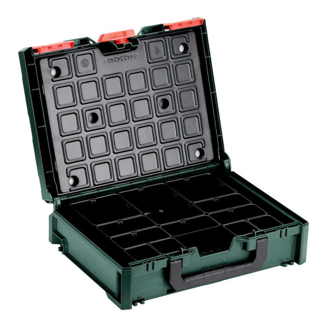 Metabo metaBOX 118 organiseur avec 12 boîtes à insérer Sortimo