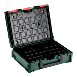 Metabo metaBOX 118 Organizer mit 12 Sortimo Einsatzboxen