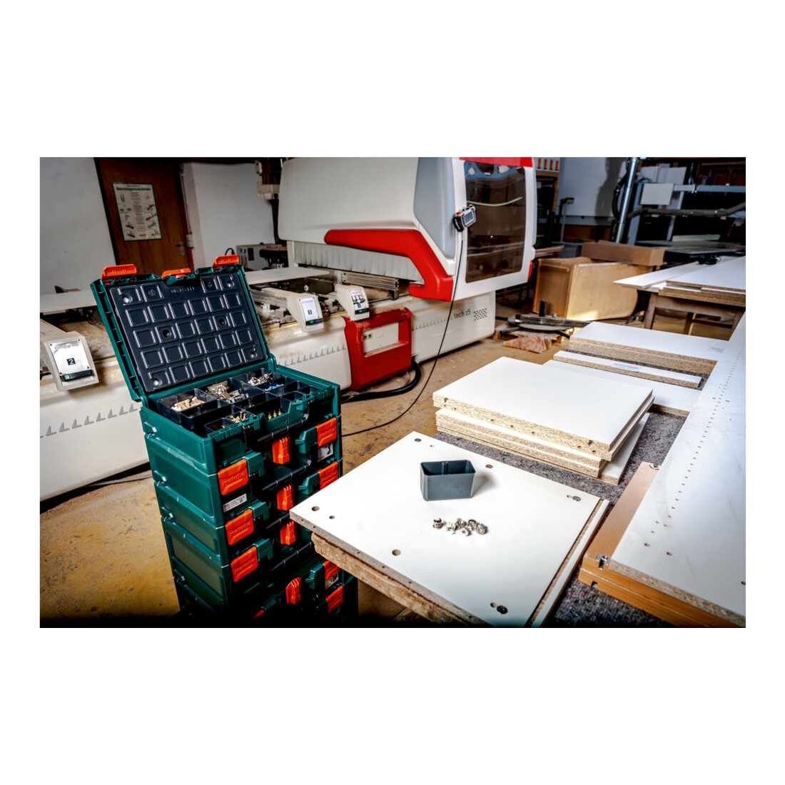 Metabo metaBOX 118 Organizer mit 12 Sortimo Einsatzboxen