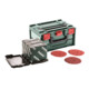 Metabo metaBOX Schleifmittel-Set "multi-hole", Ø 150 mm, Serie "professional", für Holz + Metall