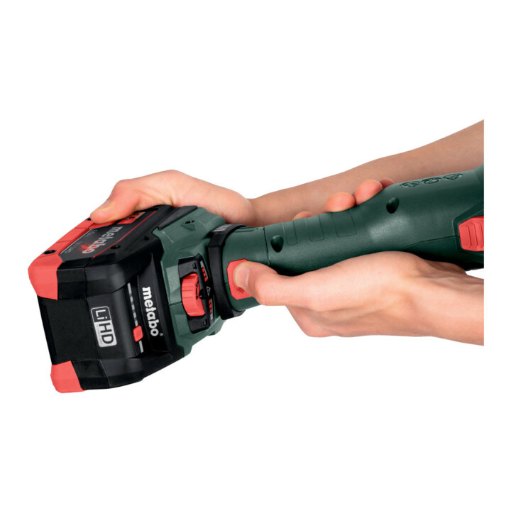 Metabo Meuleuse d'angle sans fil WVBF 18 LTX BL 15-125 Quick (601308840), metaBOX 165 L