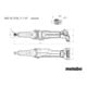 Metabo Meuleuse droite sans fil GVB 18 LTX BL 11-7 HT