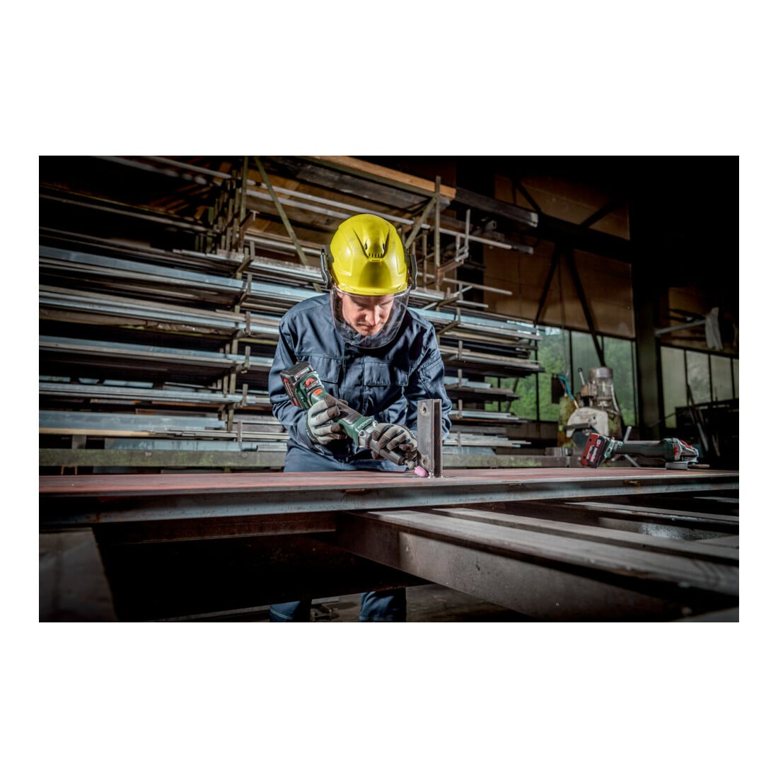 METABO Meuleuse droite sans fil, sans batterie, Type: GVB18LTXBL