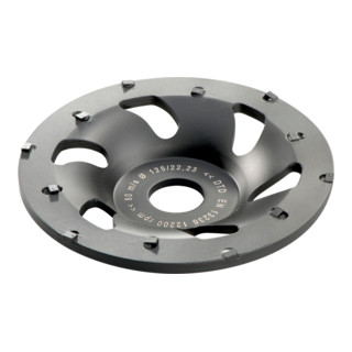 Metabo Mola a tazza diamantata PCD "professional" Ø125mm (mola a tazza in diamante policristallino)