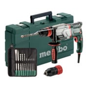 Metabo Multihammer UHE 2660-2 Quick Set mit SDS-plus-Bohrer-/Meißelsatz (10-tlg.); metaBOX 145 L