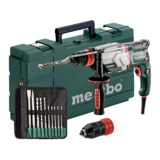 Metabo Multihammer UHE 2660-2 Quick Set + SDS-plus-Bohrer-/Meißelsatz (10-tlg.) + Kunststoffkoffer