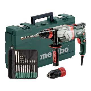 Metabo Multihammer UHEV 2860-2 Quick Set + SDS-plus-Bohrer-/Meißelsatz (10-tlg.) + Kunststoffkoffer