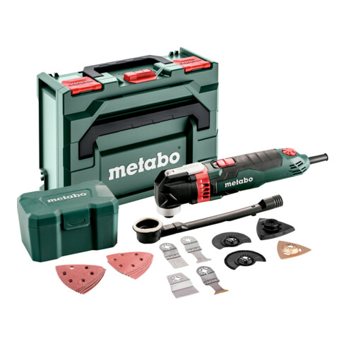 Metabo Multitool MT 400 Quick Set per legno, piastrelle, MetaLoc