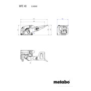 Metabo muurfrees MFE 40 plastic koffer-4