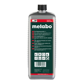 Metabo Olio lubrificante per catene bio 1 l