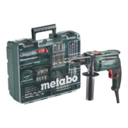 Metabo perceuse à percussion SBE 650 set mobile d'atelier ; mallette en plastique-1
