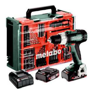 Metabo Perceuse-visseuse à percussion sans fil SB 18 L Set (614053710), coffret plastique