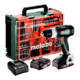 Metabo Perceuse-visseuse à percussion sans fil SB 18 L Set (614053710), coffret plastique