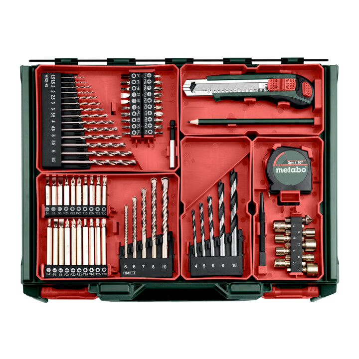 Metabo Perceuse-visseuse à percussion sans fil SB 18 L Set (614053710), coffret plastique