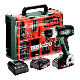 Metabo Perceuse-visseuse sans fil BS 18 L Set (614051710), coffret plastique