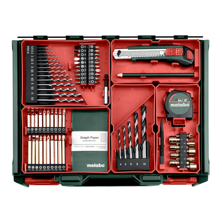 Metabo Perceuse-visseuse sans fil BS 18 L Set (614051710), coffret plastique
